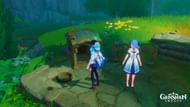 There is a single interaction you can do here (Image via HoYoverse)